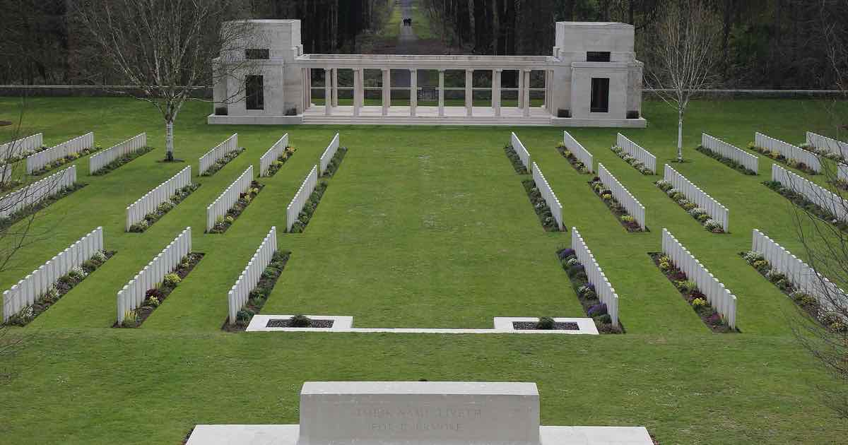 Militaire begraafplaats Polygon Wood in Zonnebeke