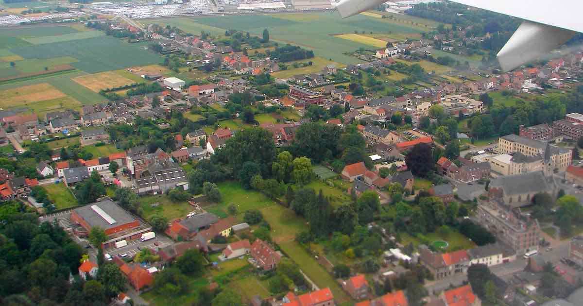 Luchtfoto van Erps-Kwerps (Kortenberg)