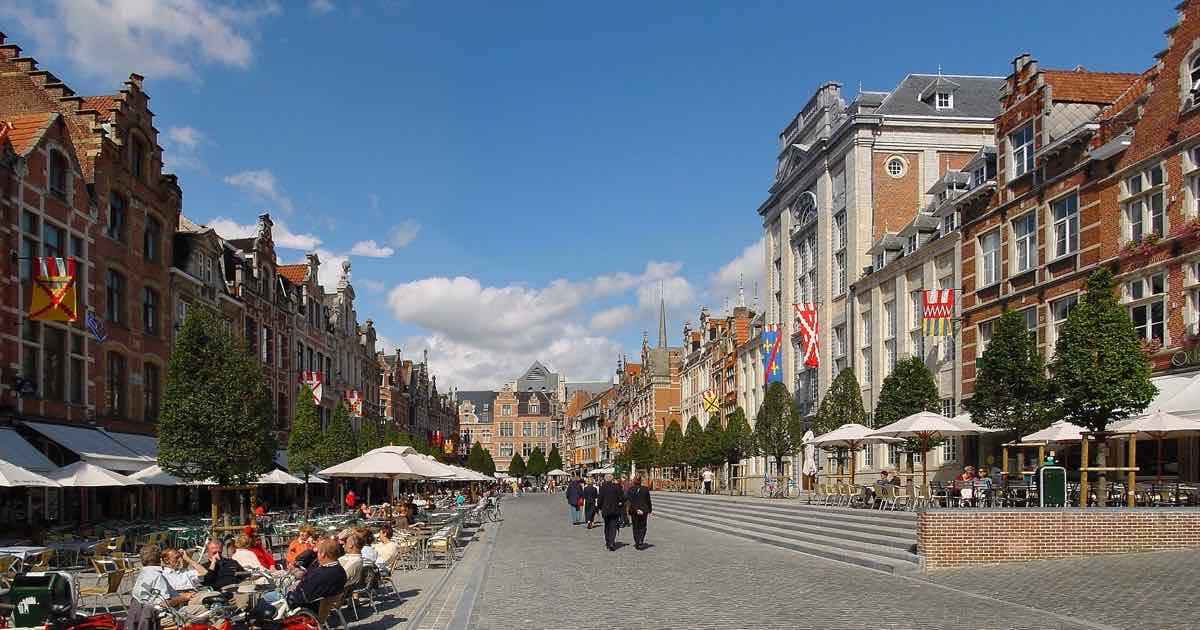 Oude Markt in Leuven