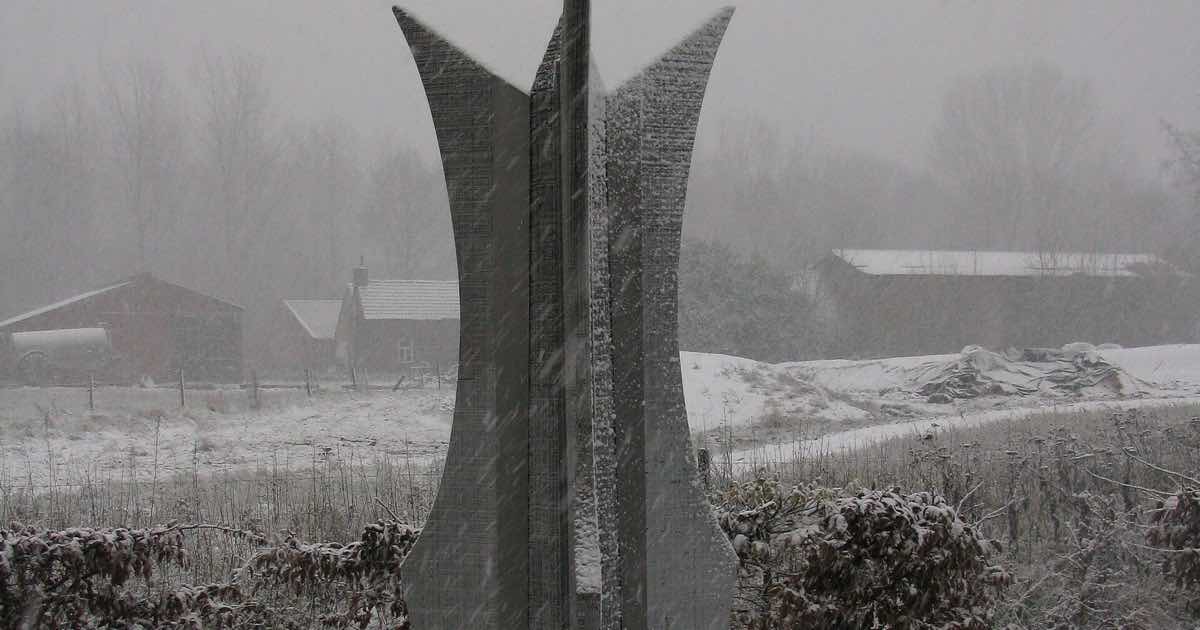 Geografisch middelpunt van Vlaanderen in Opdorp (Buggenhout)